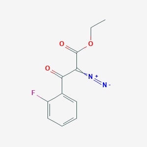 Ethyl 2-diazo-3-(2-fluorophenyl)-3-oxopropanoate