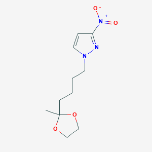 1-[4-(2-Methyl-[1,3]dioxolan-2-yl)-butyl]-3-nitro-1H-pyrazole