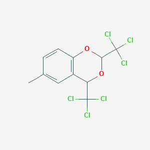 6-Methyl-2,4-bis(trichloromethyl)-2H,4H-1,3-benzodioxine