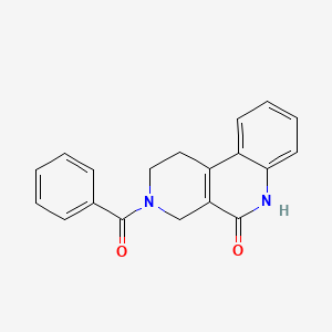 3-Benzoyl-2,3,4,6-tetrahydrobenzo[c][2,7]naphthyridin-5(1H)-one