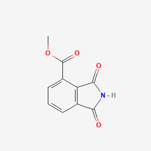 molecular formula C10H7NO4 B8530173 3-Methyloxycarbonylphthalimide 