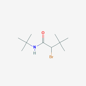 molecular formula C10H20BrNO B085302 2-bromo-N-tert-butyl-3,3-dimethylbutanamide CAS No. 14387-96-3