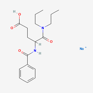 molecular formula C18H26N2NaO4 B8530470 Proglumide sodium 
