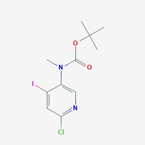 molecular formula C11H14ClIN2O2 B8530568 Tert-butyl (6-chloro-4-iodopyridin-3-yl)(methyl)carbamate 