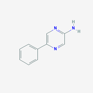 molecular formula C10H9N3 B085306 2-Amino-5-phenylpyrazine CAS No. 13535-13-2