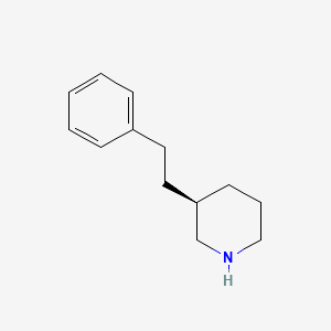 molecular formula C13H19N B8530646 (S)-3-phenethyl-piperidine 