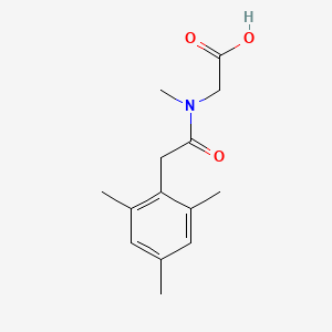 molecular formula C14H19NO3 B8530694 N-(2,4,6-trimethyl-phenyl-acetyl)-sarcosine 