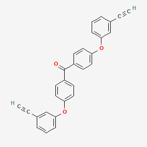 molecular formula C29H18O3 B8530737 Bis[4-(3-ethynylphenoxy)phenyl]methanone CAS No. 82200-47-3