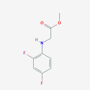 molecular formula C9H9F2NO2 B8530883 N-(2,4-Difluorophenyl)glycine methyl ester 