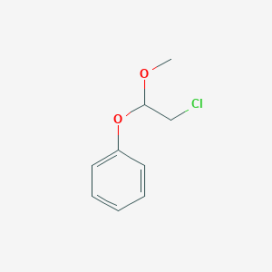 molecular formula C9H11ClO2 B8530986 (2-Chloro-1-methoxyethoxy)benzene CAS No. 16602-34-9