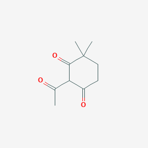 molecular formula C10H14O3 B8531005 2-Acetyl-4,4-dimethyl-1,3-cyclohexanedione 