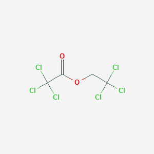 molecular formula C4H2Cl6O2 B085311 2,2,2-Trichloroethyl trichloroacetate CAS No. 13686-37-8