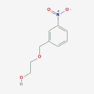 molecular formula C9H11NO4 B8531103 2-[(3-Nitrophenyl)methoxy]ethanol 