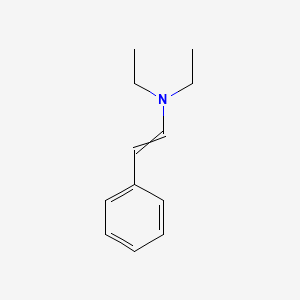 molecular formula C12H17N B8531294 N,N-diethylstyrylamine 