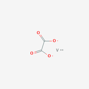 molecular formula C2O4V B085313 Oxalic acid, vanadium salt CAS No. 14974-48-2