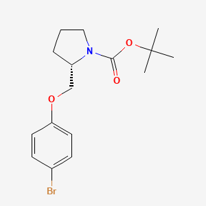 (S)-tert-butyl 2-((4-bromophenoxy)methyl)pyrrolidine-1-carboxylate