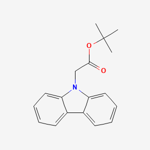 molecular formula C18H19NO2 B8531799 N-(t-butoxycarbonylmethyl)carbazole CAS No. 454470-51-0