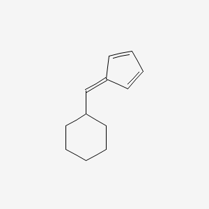 molecular formula C12H16 B8532019 6-Cyclohexylfulvene 