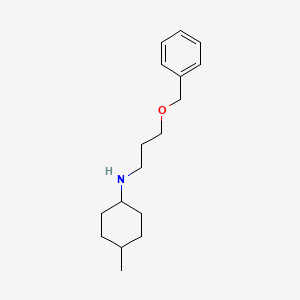 molecular formula C17H27NO B8532075 N-[3-(Benzyloxy)propyl]-4-methylcyclohexan-1-amine CAS No. 919799-89-6