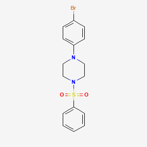 1-(4-Bromophenyl)-4-(phenylsulfonyl)piperazine