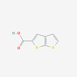 molecular formula C7H4O2S2 B085327 噻吩[2,3-b]噻吩-2-羧酸 CAS No. 14756-75-3