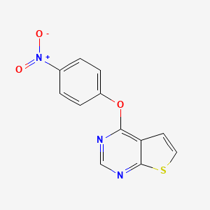 4-(4-Nitrophenoxy)thieno[2,3-d]pyrimidine