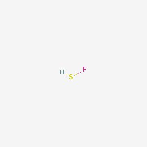 molecular formula FHS B085331 Thiohypofluorous acid CAS No. 10546-01-7