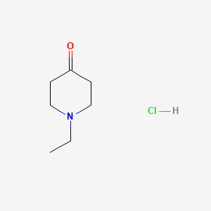 molecular formula C7H14ClNO B8533155 1-Ethyl-4-piperidone hydrochloride CAS No. 3619-67-8