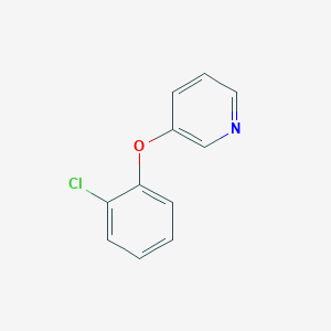 molecular formula C11H8ClNO B8533184 3-(2-Chlorophenoxy)pyridine 
