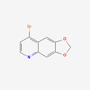 molecular formula C10H6BrNO2 B8533507 4-Bromo-6,7-methylenedioxyquinoline 