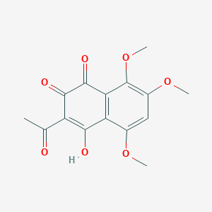 3-Acetyl-4-hydroxy-5,7,8-trimethoxynaphthalene-1,2-dione