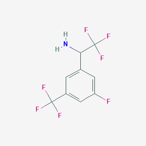 alpha,3-Bis(trifluoromethyl)-5-fluorobenzenemethanamine