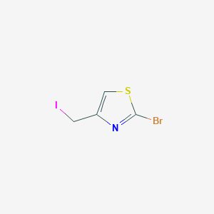 2-Bromo-4-(iodomethyl)thiazole