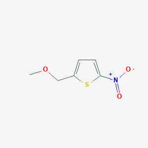 molecular formula C6H7NO3S B8533795 2-Methoxymethyl-5-nitro-thiophene 