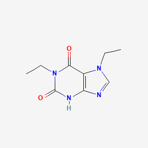 molecular formula C9H12N4O2 B8533856 1,7-Diethyl-1H-purine-2,6(3H,7H)-dione 