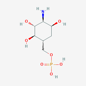 ((1R,2R,3R,4S,5S)-4-Amino-2,3,5-trihydroxycyclohexyl)methyl dihydrogen phosphate
