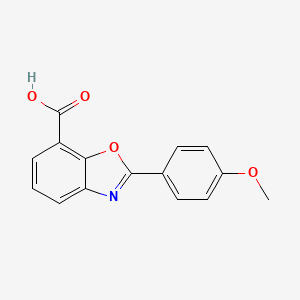 2-(4-Methoxyphenyl)benzoxazole-7-carboxylic acid