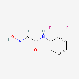2-hydroxyimino-N-(2-trifluoromethyl-phenyl)-acetamide