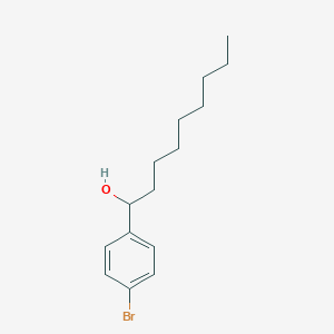 molecular formula C15H23BrO B8533987 1-(p-Bromophenyl)-1-nonanol 