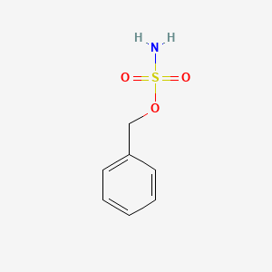molecular formula C7H9NO3S B8534212 benzyl sulfamate 