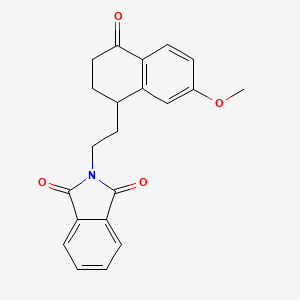 2-(2-(7-Methoxy-4-oxo-1,2,3,4-tetrahydronaphthalen-1-yl)ethyl)isoindoline-1,3-dione