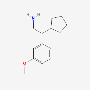2-Cyclopentyl-2-(3-methoxy-phenyl)-ethylamine