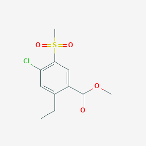 Methyl 2-ethyl-4-chloro-5-methylsulphonylbenzoate