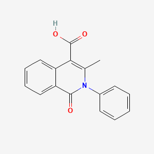 3-Methyl-1-oxo-2-phenyl-1,2-dihydro-isoquinoline-4-carboxylic acid