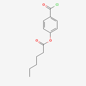 4-(Chlorocarbonyl)phenyl hexanoate