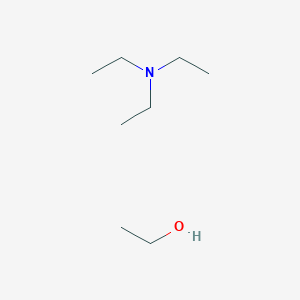 molecular formula C8H21NO B8534470 N,N-diethylethanamine;ethanol CAS No. 72999-90-7