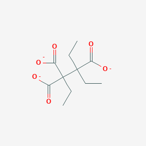 molecular formula C11H15O6-3 B8534525 triethylethane-1,1,2-tricarboxylate 