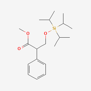 Methyl 2-phenyl-3-(triisopropylsilyloxy)propanoate