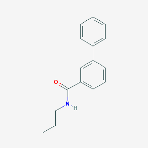 molecular formula C16H17NO B8534585 N-n-propyl-3-phenylbenzamide 