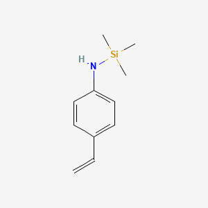 N-(4-Ethenylphenyl)-1,1,1-trimethylsilanamine